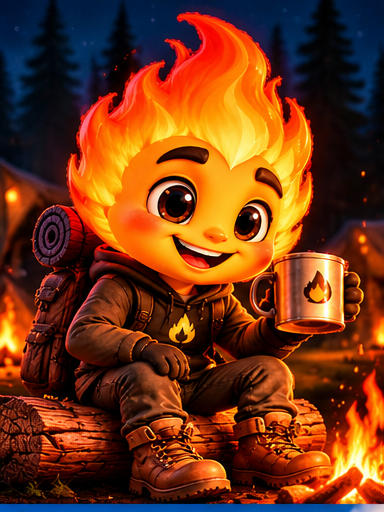 Happy mascot